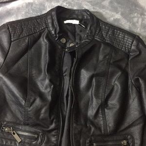 New York and company leather jacket